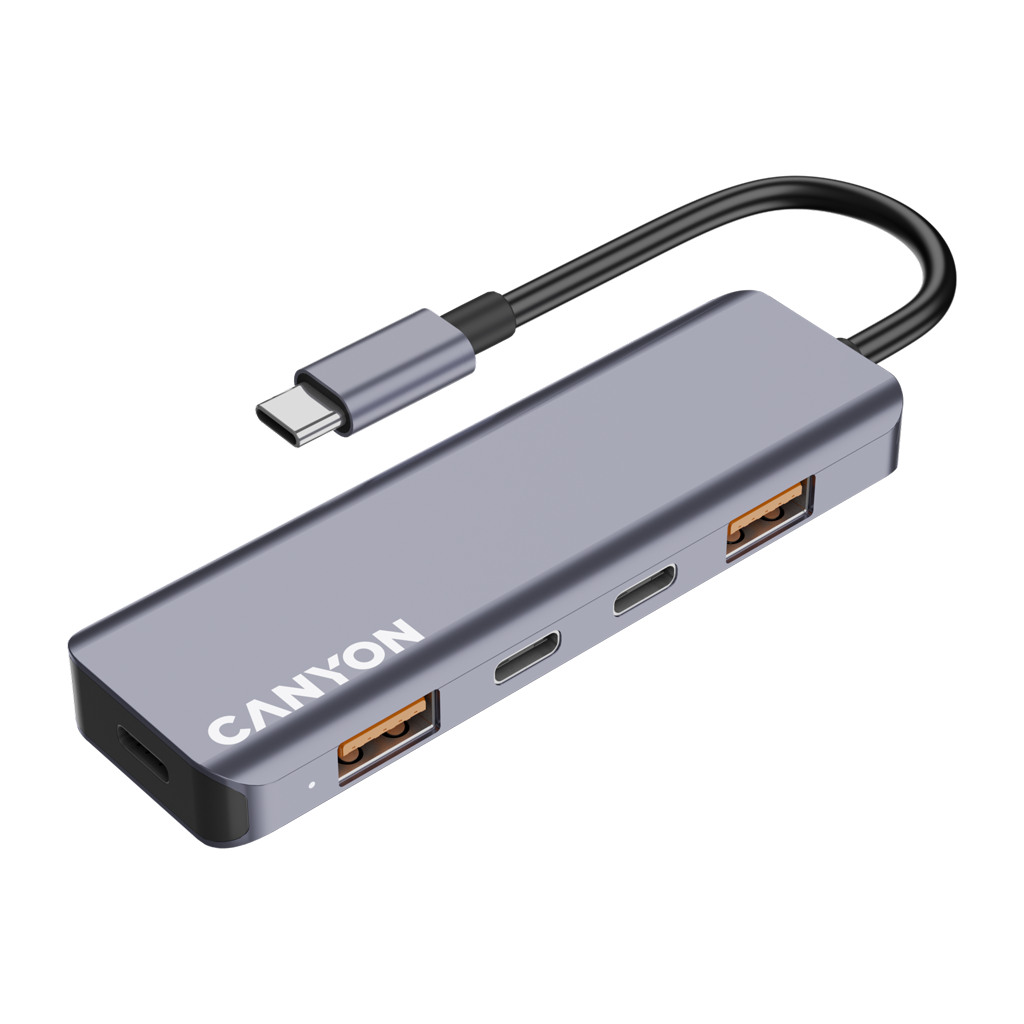 CANYON hub DS-18 5in1 USB-C Grey