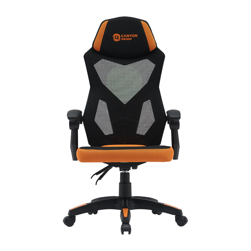 CANYON Gaming Stolica Wave MCH02 - Mrežasta, Crno-Narandžasta, Ergonomska