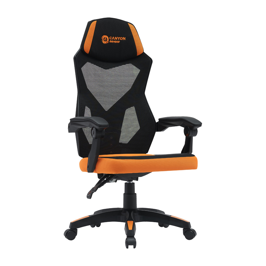 CANYON Gaming Stolica Wave MCH02 - Mrežasta, Crno-Narandžasta, Ergonomska - Image 2