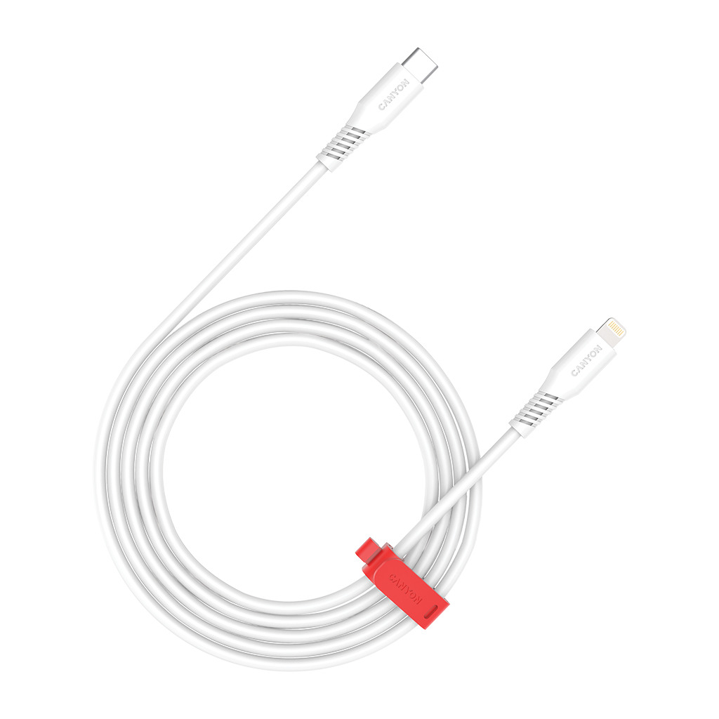 CANYON cable CLN30SC C-L 30W 1.2m White