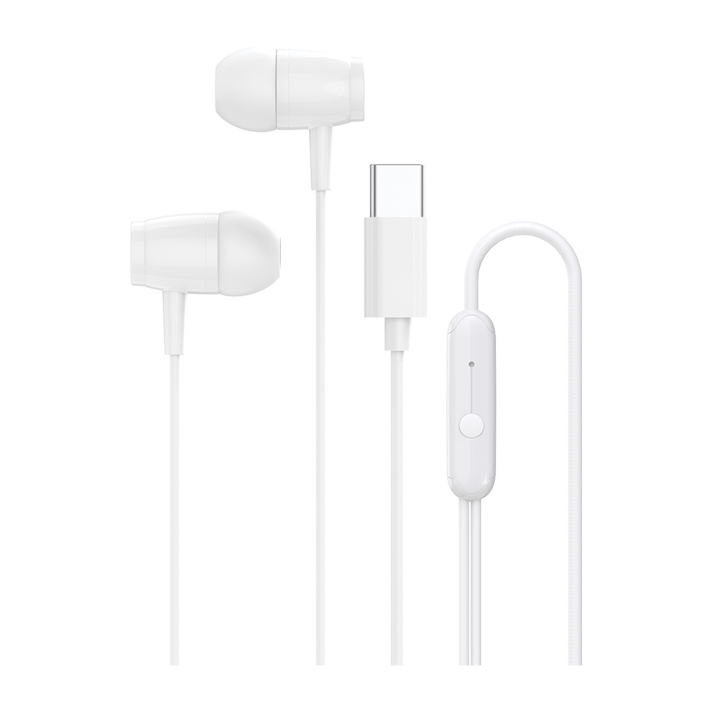 CANYON slušalice SEP-5 TYPE-C White - Žičane, USB-C, Stereo, Bijela boja