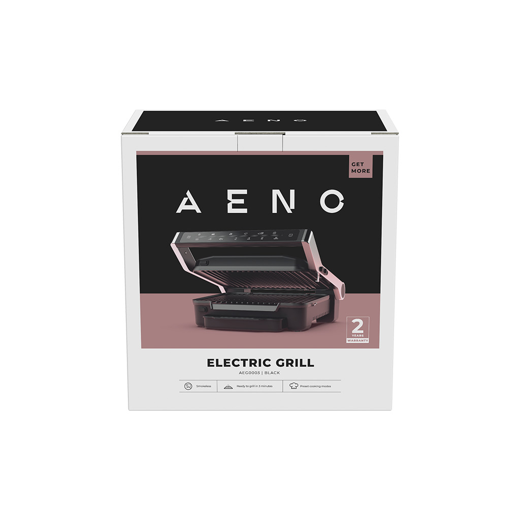 AENO Electric Grill EG3: 2000W 7 automatic programs +Manual mode 4 Degrees of Roast Color - Image 2