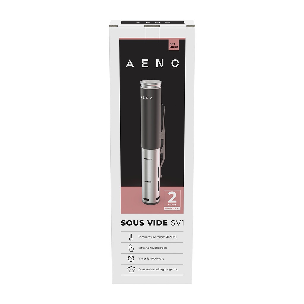 AENO Sous Vide SV1: 1200W 4 Automatic programs Temperature adjustment Timer  Touch screen LCD-display