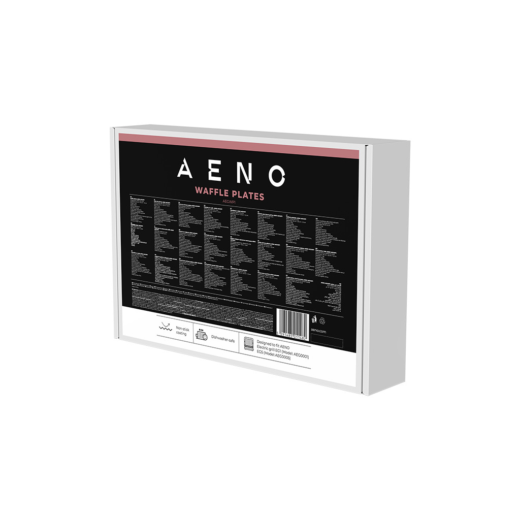 AENO Electric grill AEG0001/AEG0005 Waffle plate  Non-stick coating size: 290*234mm 2 pcs in set