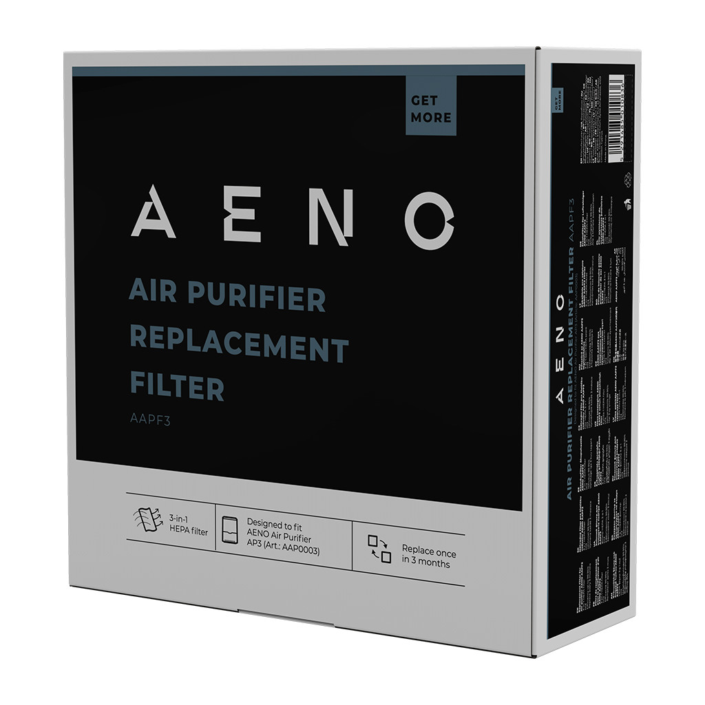 AENO Air Purifier AAP0003 filter H13 activated carbon granules HEPA Φ195*60mm NW 0.37Kg