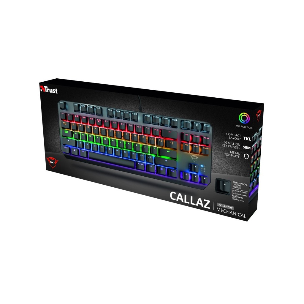 Trust GXT834  meh. tastatura TKL Callaz