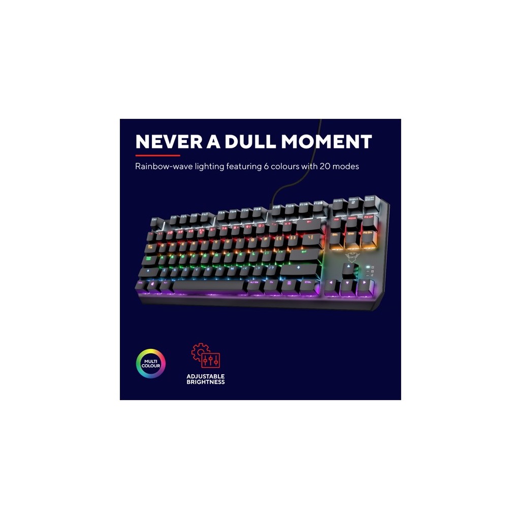 Trust GXT834  meh. tastatura TKL Callaz