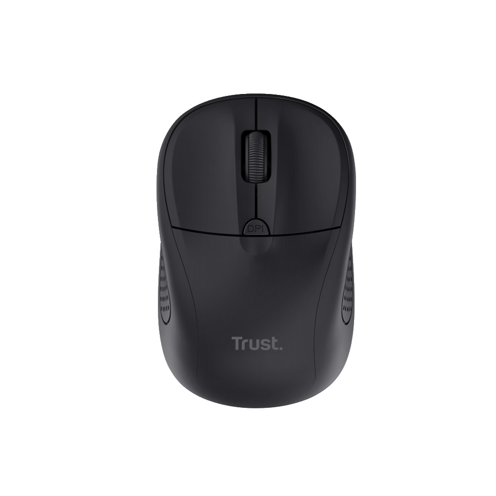 Trust Primo wireless miš, crni 1000-1600 dpi, optički, 4 tipke, USB, 6m wls range