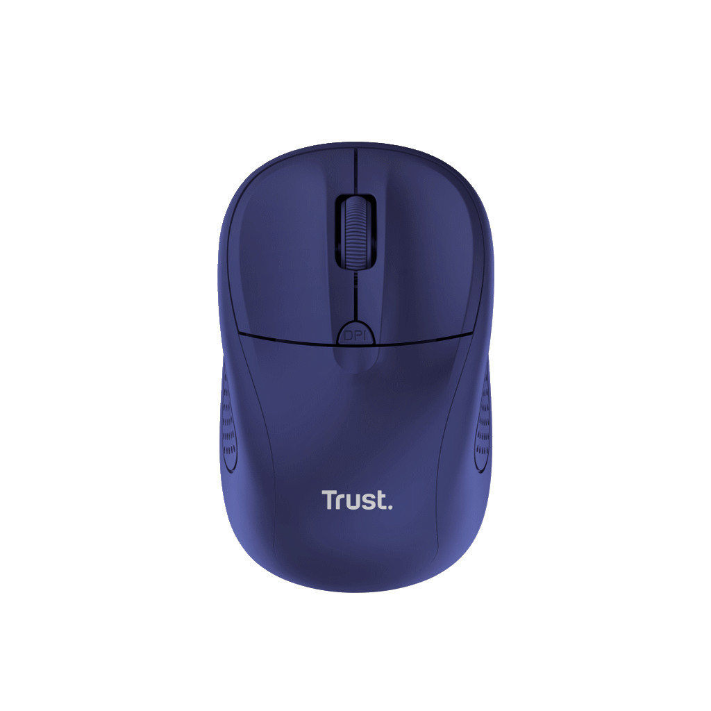 Trust Primo wireless miš,plavi, 1000-1600 dpi, optički,4 tipke, USB, 6 m wls range