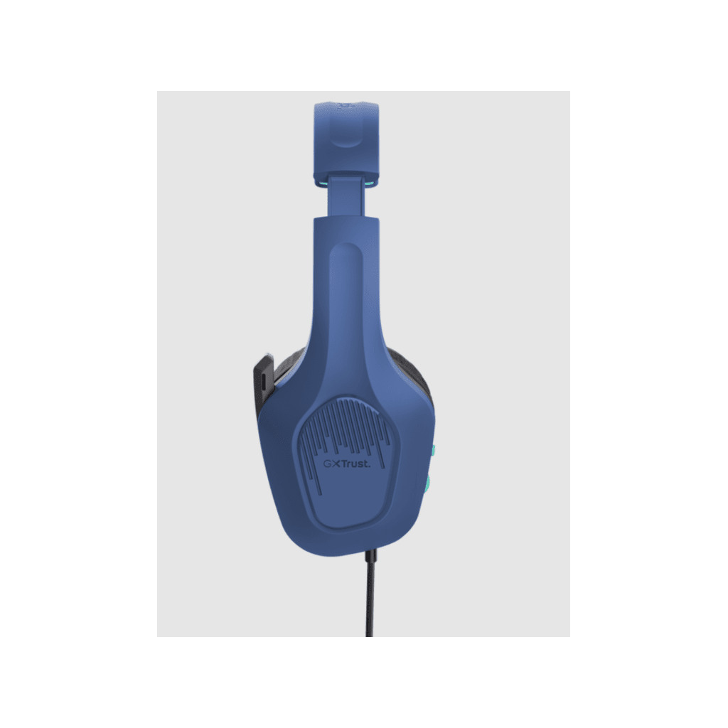 Trust GXT 415B Zirox gamingslušalice, žičane, 200 cm kabl, 3.5 mm, over-ear, mikrofon, plave