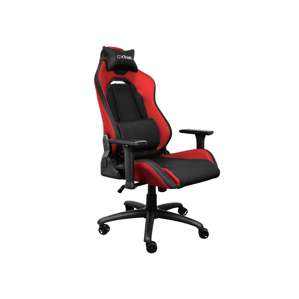 Trust GXT 714R gaming stolica RUYA, crvena, udobna, podesiv ergonomska, eko materijal - Image 5