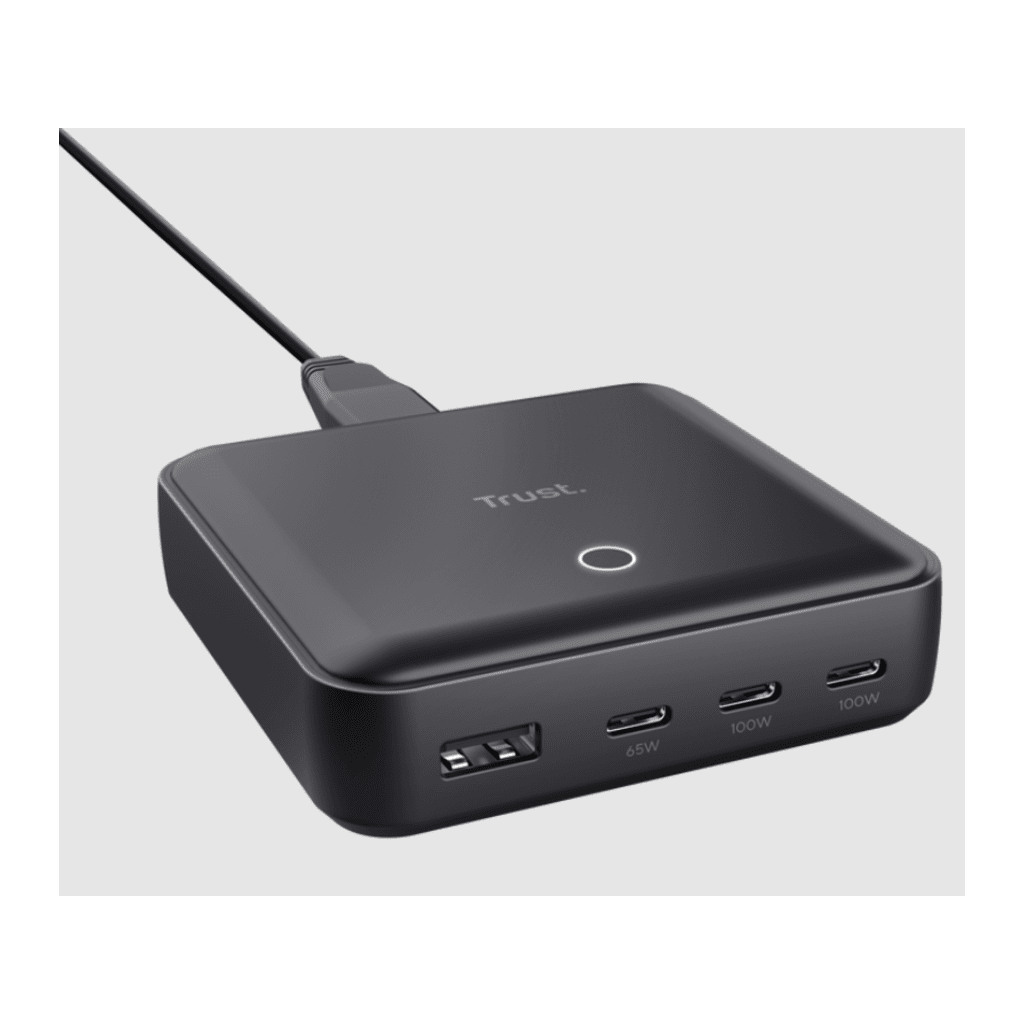 Trust Maxo 100W 4-port USBdesktop punjač, 3 USB-C porta,1 USB-A port - Image 2