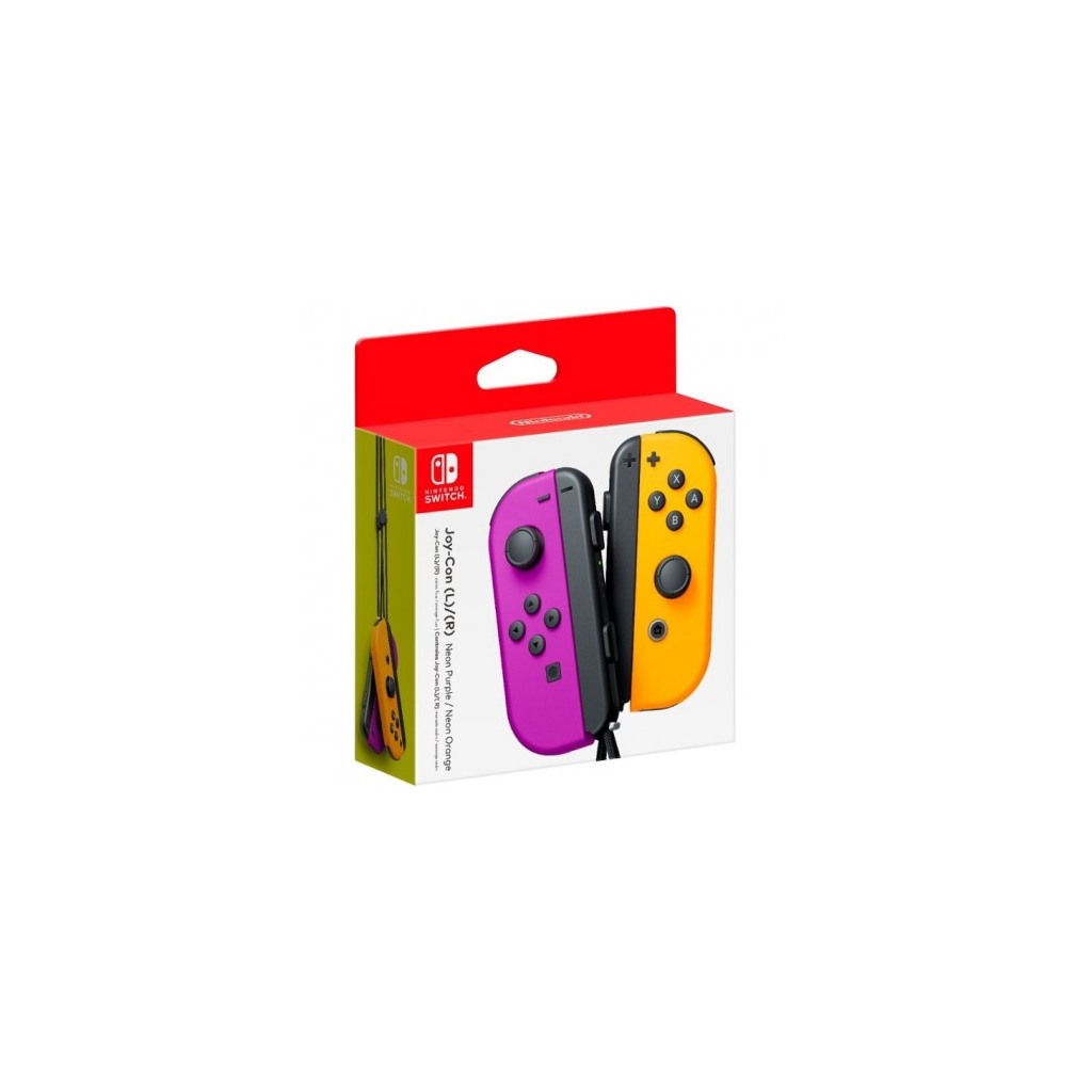 Nintendo Switch Joy-Con Pair Neon Purple + Neon Orange - Image 2