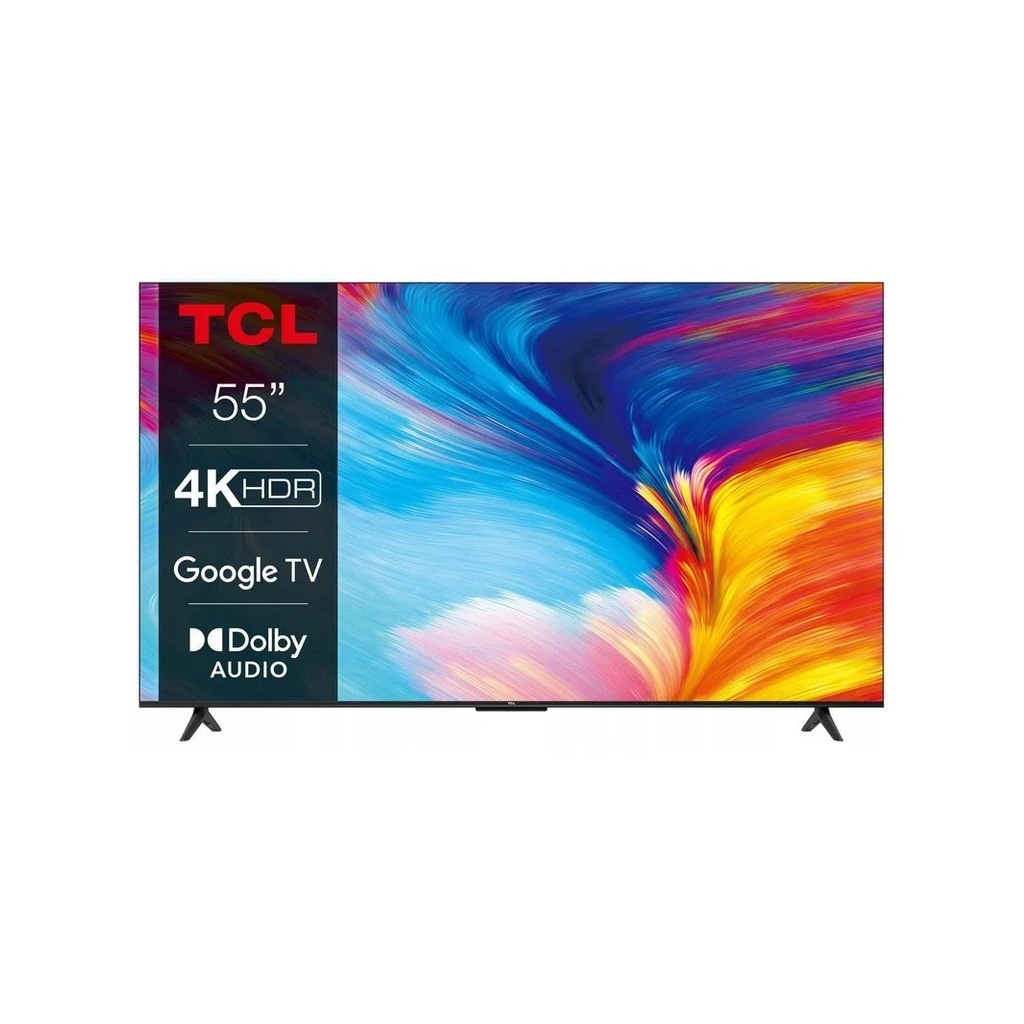 TCL 55"P631 4K Google TV;HDR 10; HDMI 2.1 - Game MasterDolbi Audio; Google Assistant;