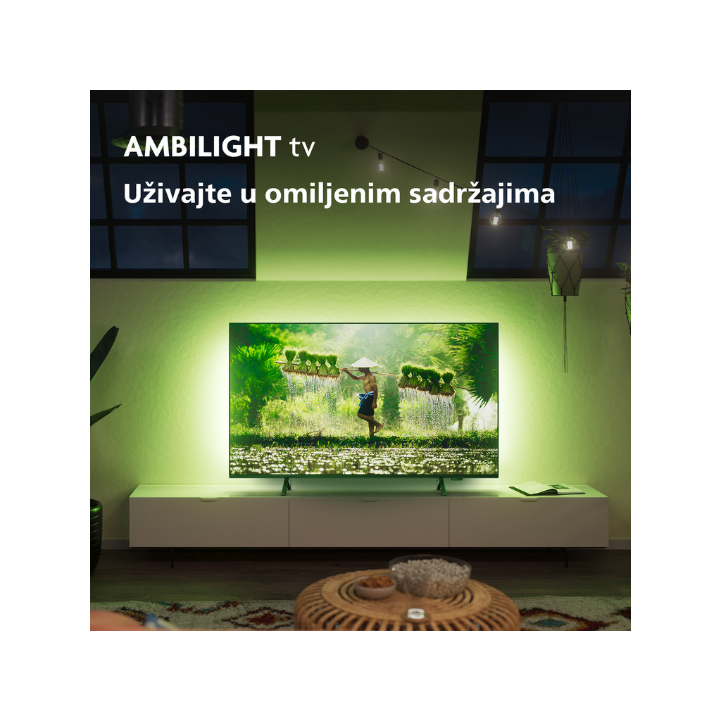 Philips 55"PUS8319 4K Titan OSAmbilight s 3 strane; HDMI 2.1Pixel Precise Ultra HD; Dolby Atmos