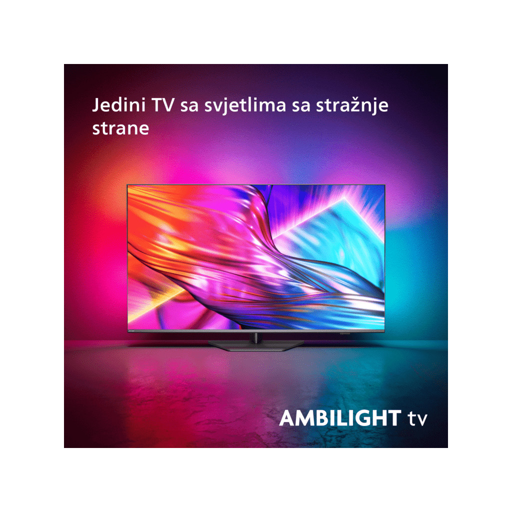 Philips 55"PUS8919 4K Titan OSAmbilight s 3 strane; HDR10+;P5 picture engine; 120 Hz; HDMI 2.1