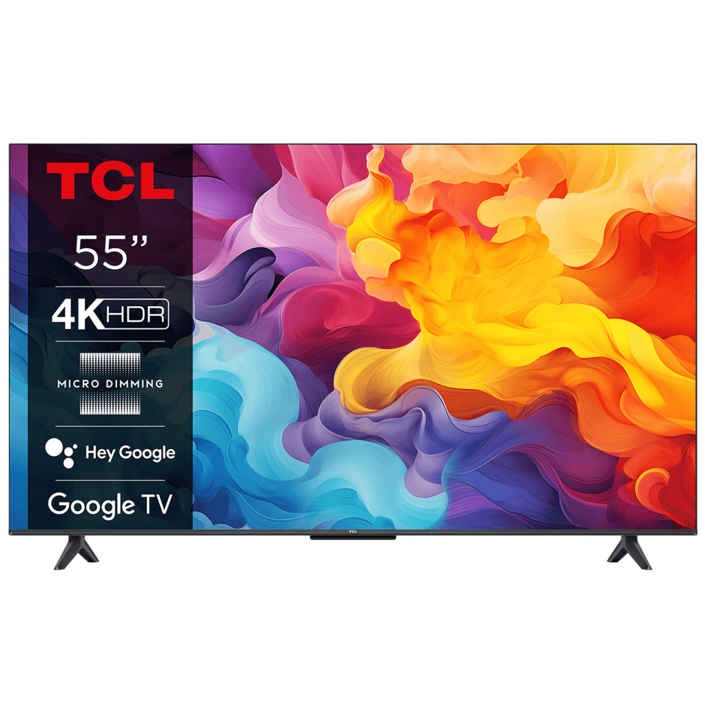 TCL 55"V6B 4K HDR TV Google OSHDR10 and HDR HLG; HDMI 2.1;Game Master 2.0; Dolby Audio