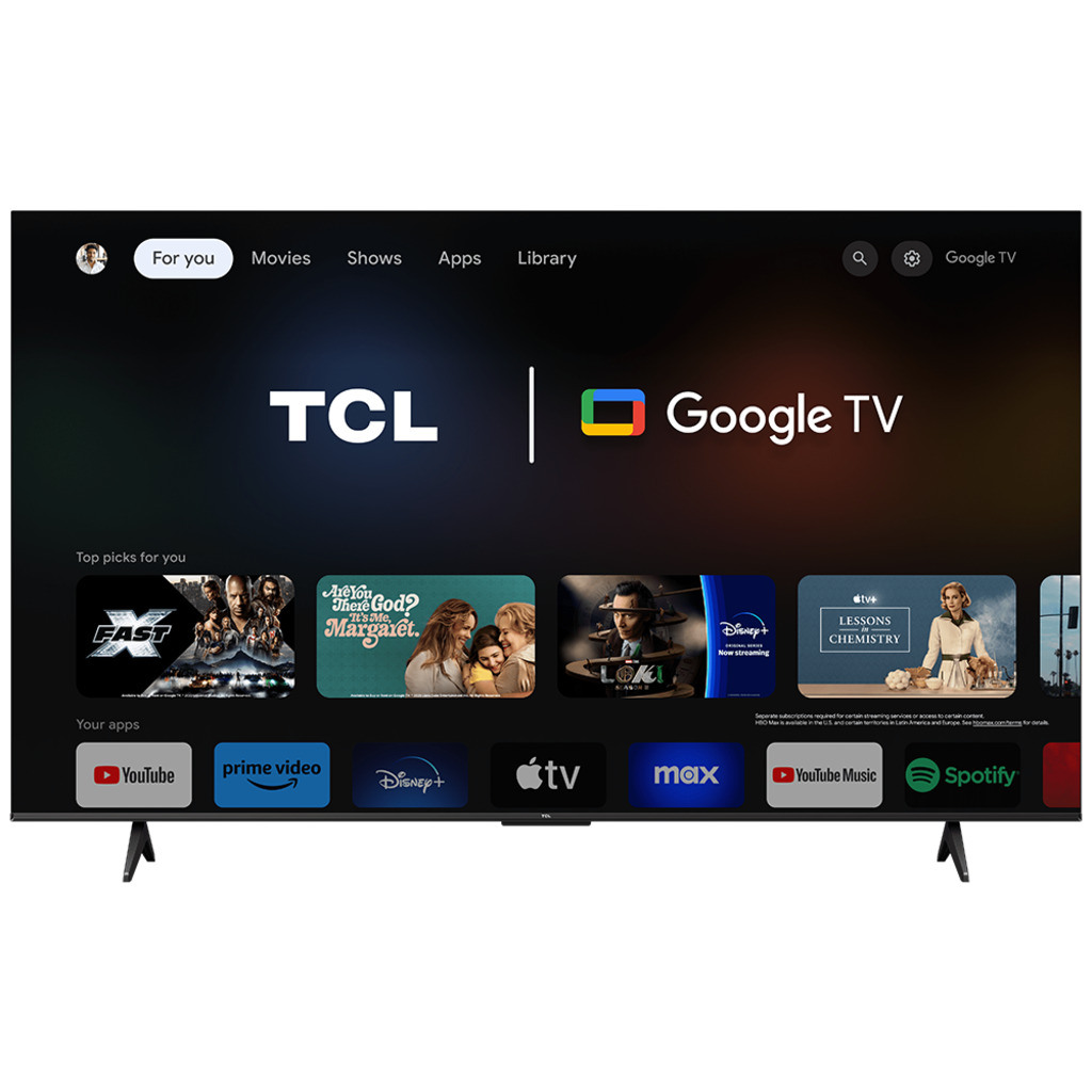 TCL 75"V6B 4K HDR TV Google OSHDR10 and HDR HLG; HDMI 2.1;Game Master 2.0; Dolby Audio