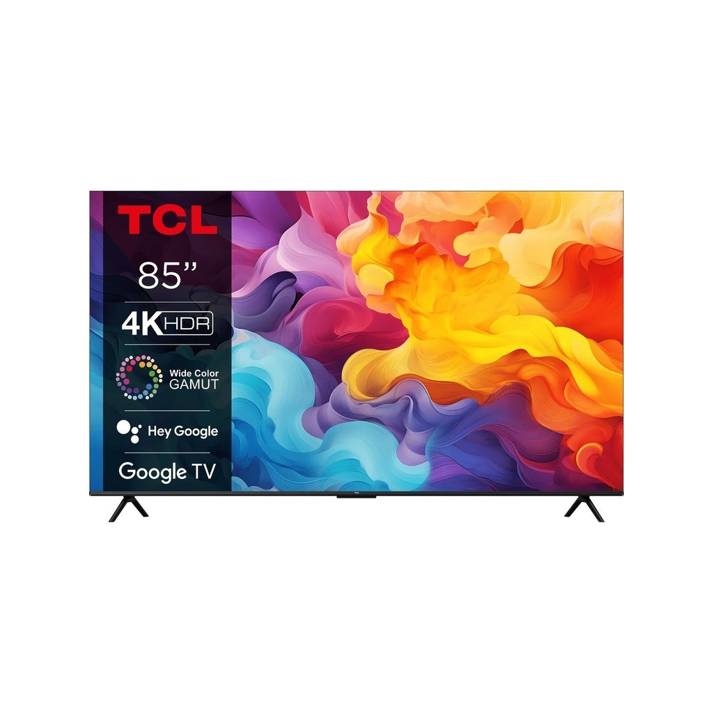 TCL 85"V6B 4K HDR TV Google OSGame Master 3.0; 120HZ GameAccelerator; HDMI 2.1