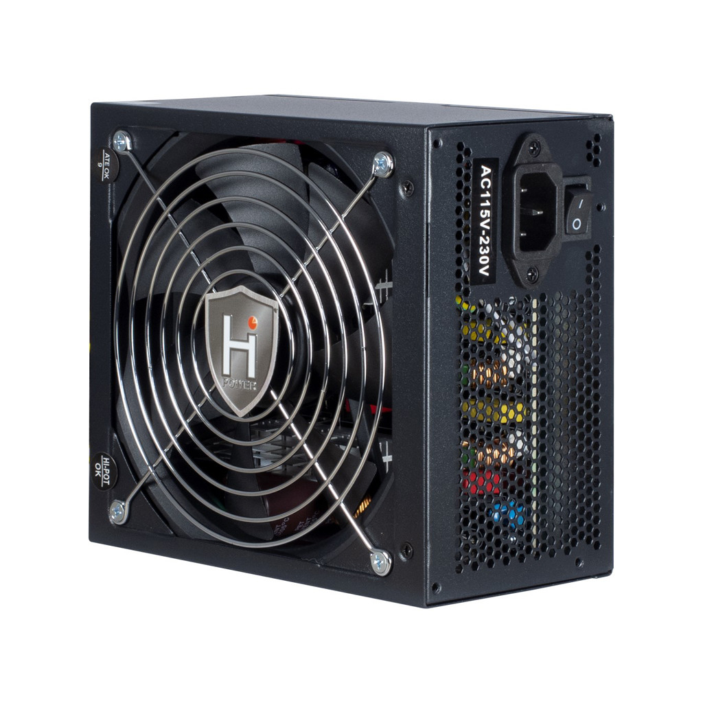 Inter-tech PSU HiPower SP-750W12cm fan,  Mainboard 20+4PinPCI-Express 6+2Pin, 4x SATA, 1x Floppy