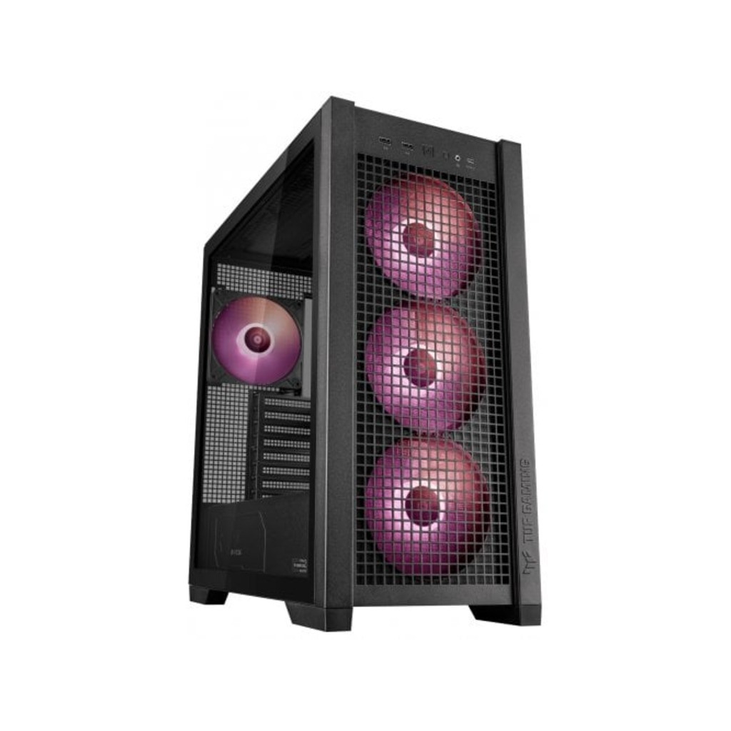 ASUS TUF Gaming GT302 ARGBBlack case, Mid Tower,4x PWM ARGB fans 140mm