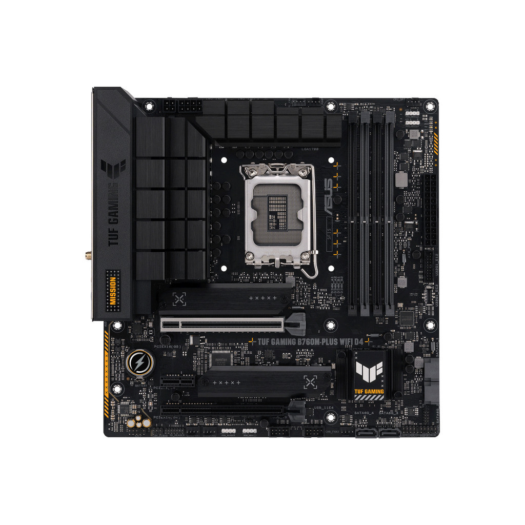 ASUS MB TUF GAMING B760M-PLUSWIFI, LGA1700;4xDDR5, 2x M.24x SATA, HDMI,DP;1xPCIe 5.0x16;mATX