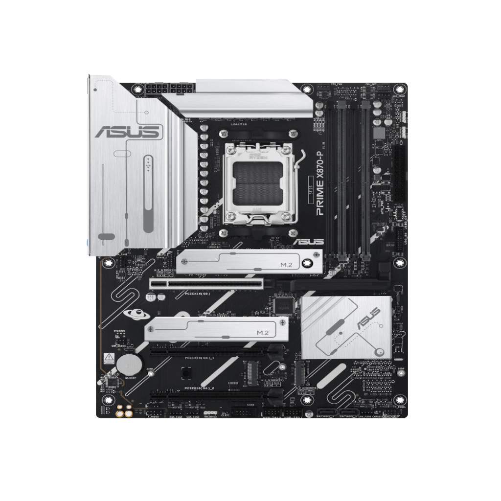 ASUS MB PRIME X870-PX870, AM5; 4xDDR54x M.2; 2x SATA,HDMI,10x USB, RAID,ATX