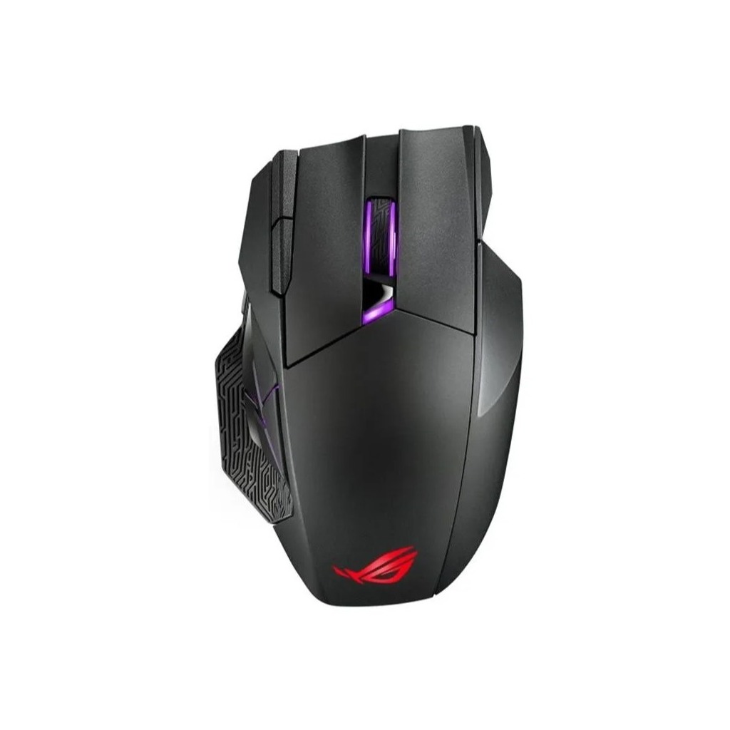 ASUS ROG SPATHA X gaming miš,12 programabilnih tipki, 6 ROGmikro prekidača, 19000 dpi, wireless