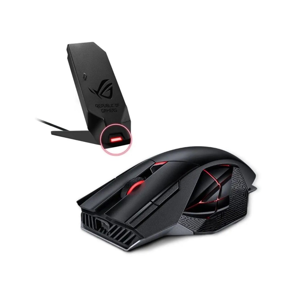 ASUS ROG SPATHA X gaming miš,12 programabilnih tipki, 6 ROGmikro prekidača, 19000 dpi, wireless - Image 3