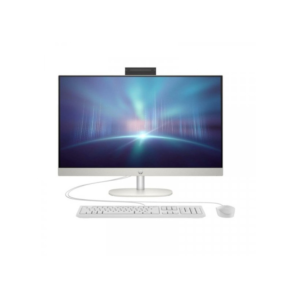 HP 27" AIO 7520  16GB no os27", NT,16GB onboard DDR5,512GB,FreeDOS,Wlan,Wireless periferija,12m