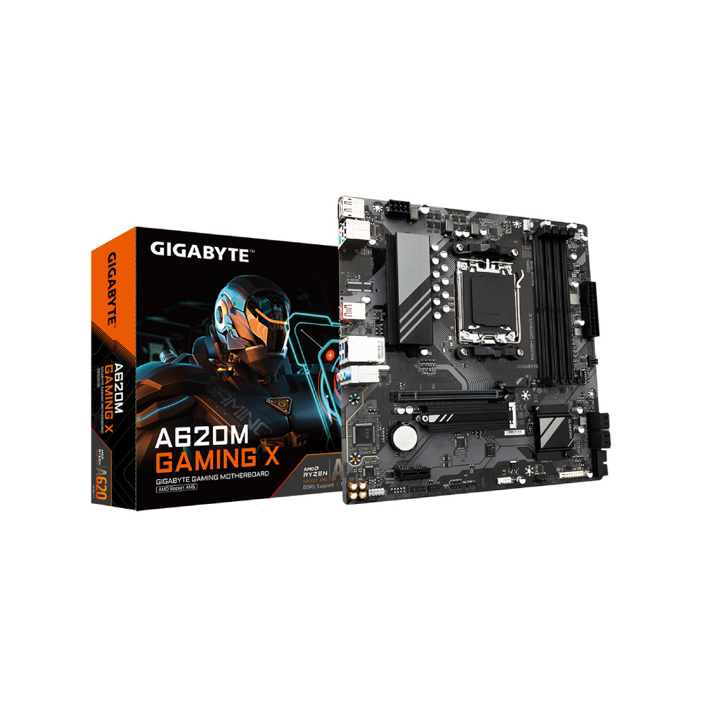 Gigabyte MB A620M Gaming XAM5; 4xDDR5; M.2, 4xSATA;8xUSBHDMI, DP,  mATX