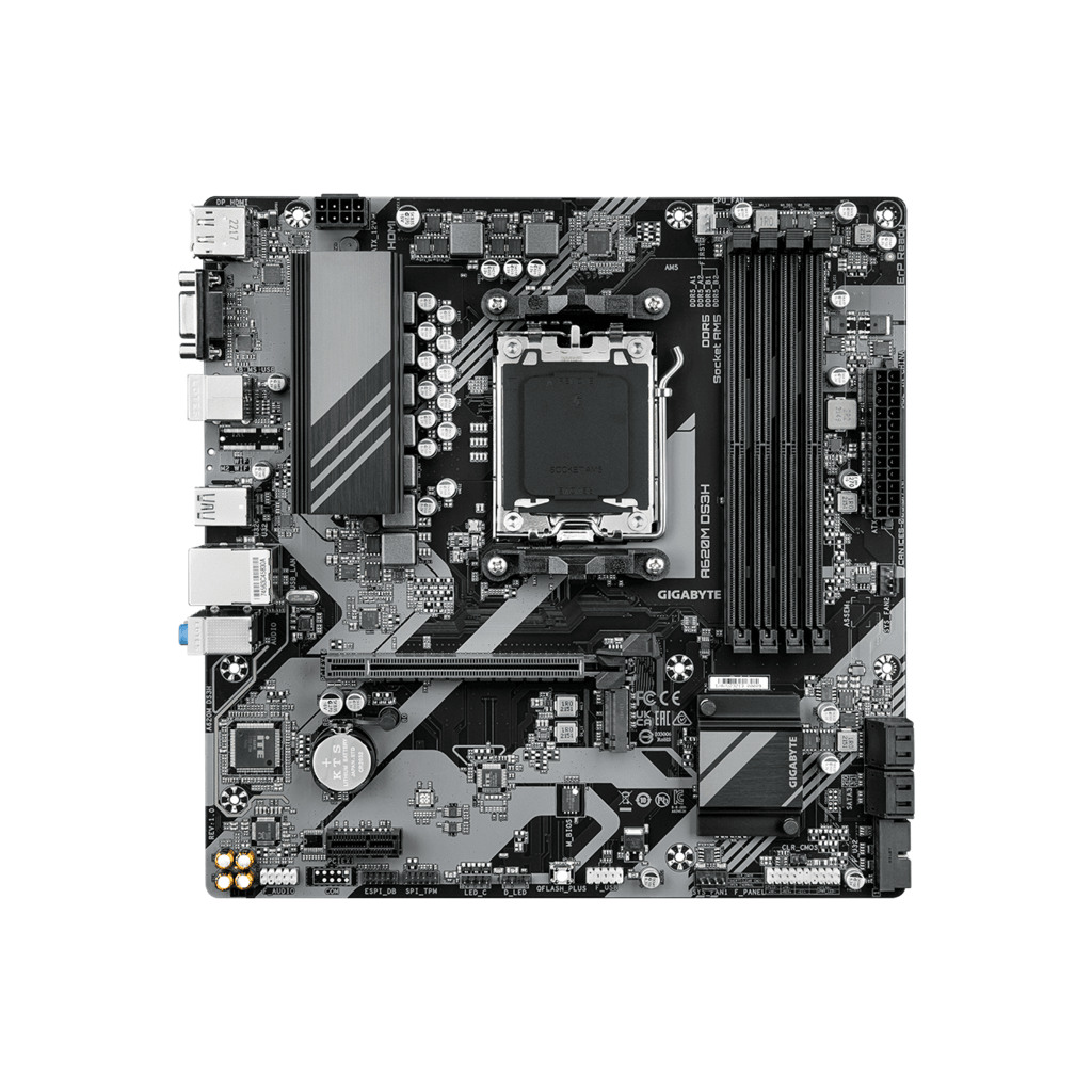 Gigabyte MB [A620M DS3H]AM5; 4xDDR5; M.2, 4xSATA;6xUSBHDMI, DP, VGA; mATX