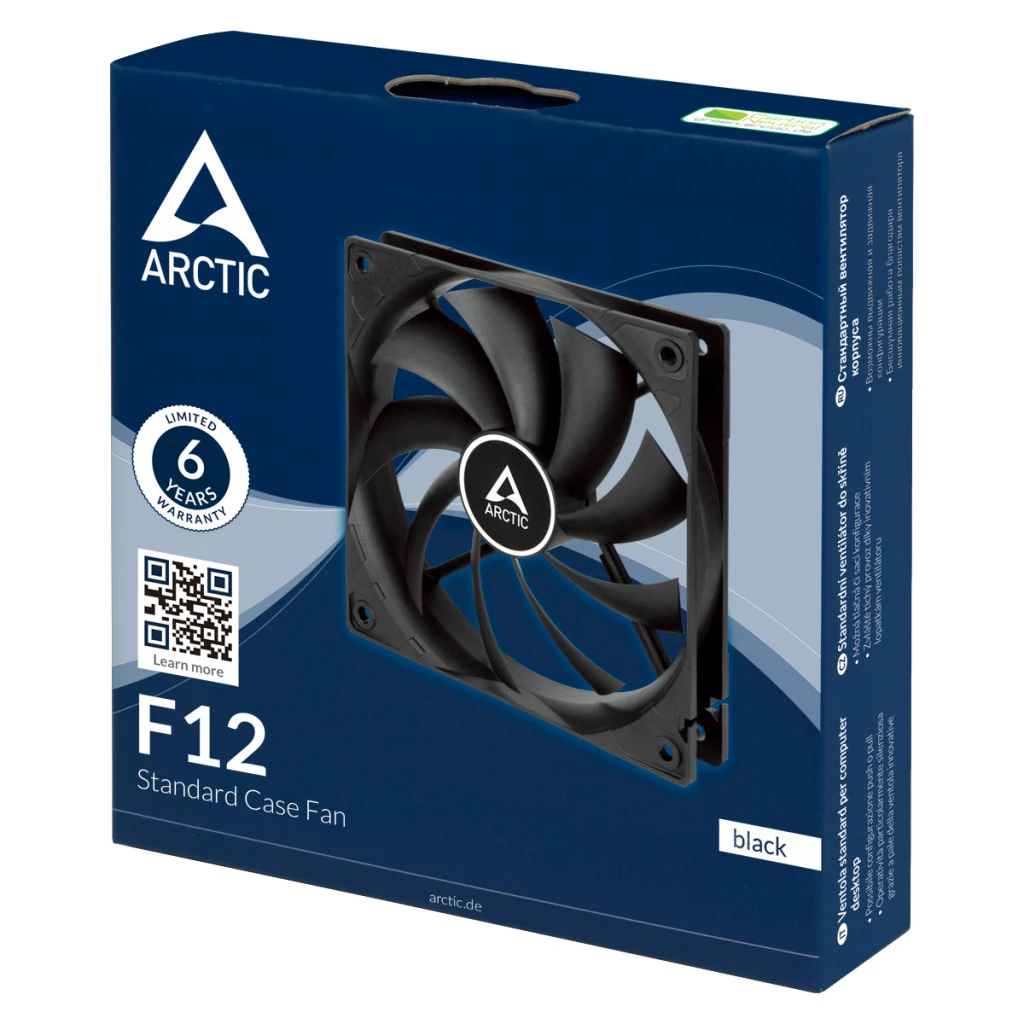 Arctic F12 Case Fan Black120 mm Standard Case Fan - Image 2