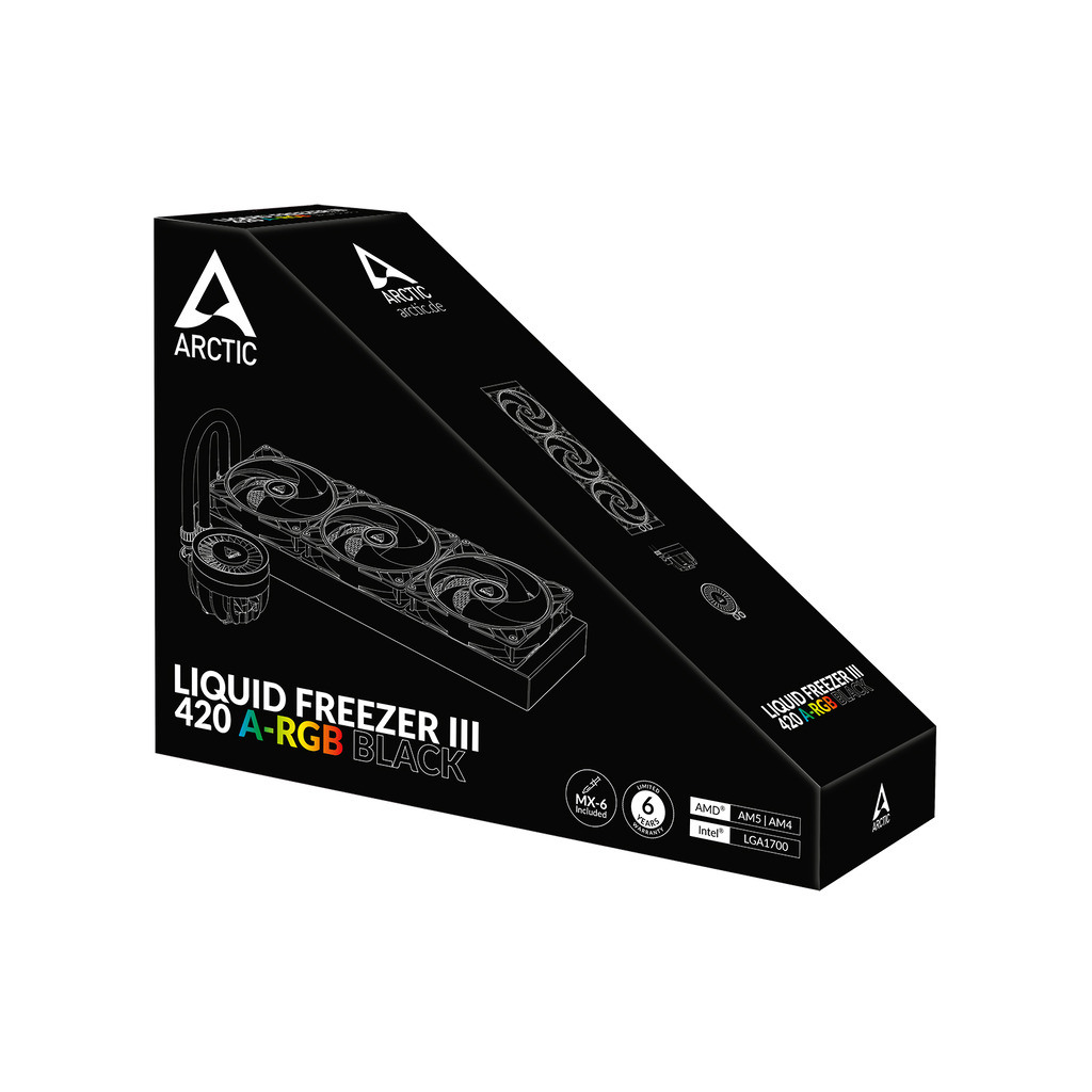 Liquid Freezer III 420 A-RGB BMulti Compatible AIO CPU WaterCooler, 1851, 1700, AM4, AM5