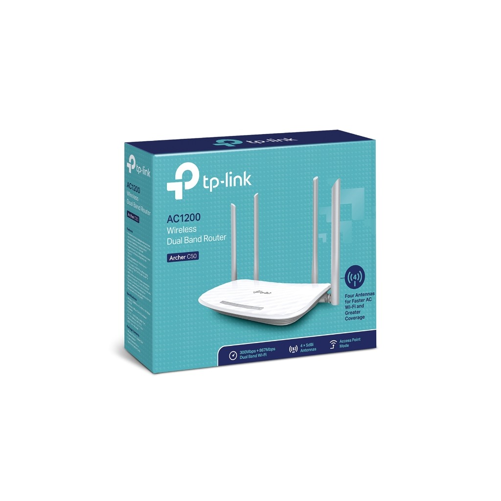 TP-Link ARCHER C50 AC1200Wireless Dual Band Router