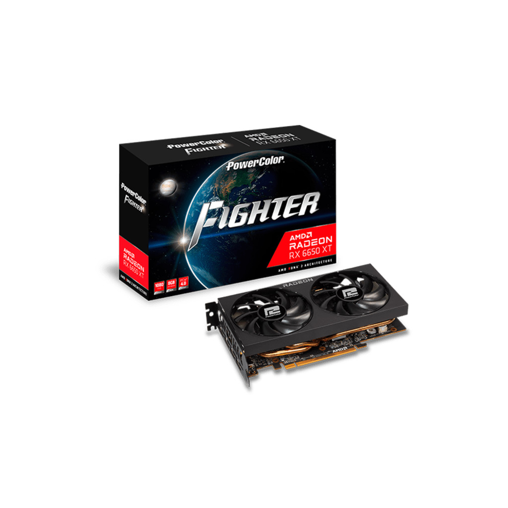 POWER COLOR RX6650XT 8GBD6-3DHFighter AMD Radeon RX6650XT8GB GDDR6 128bit;HDMI,3xDP - Image 2