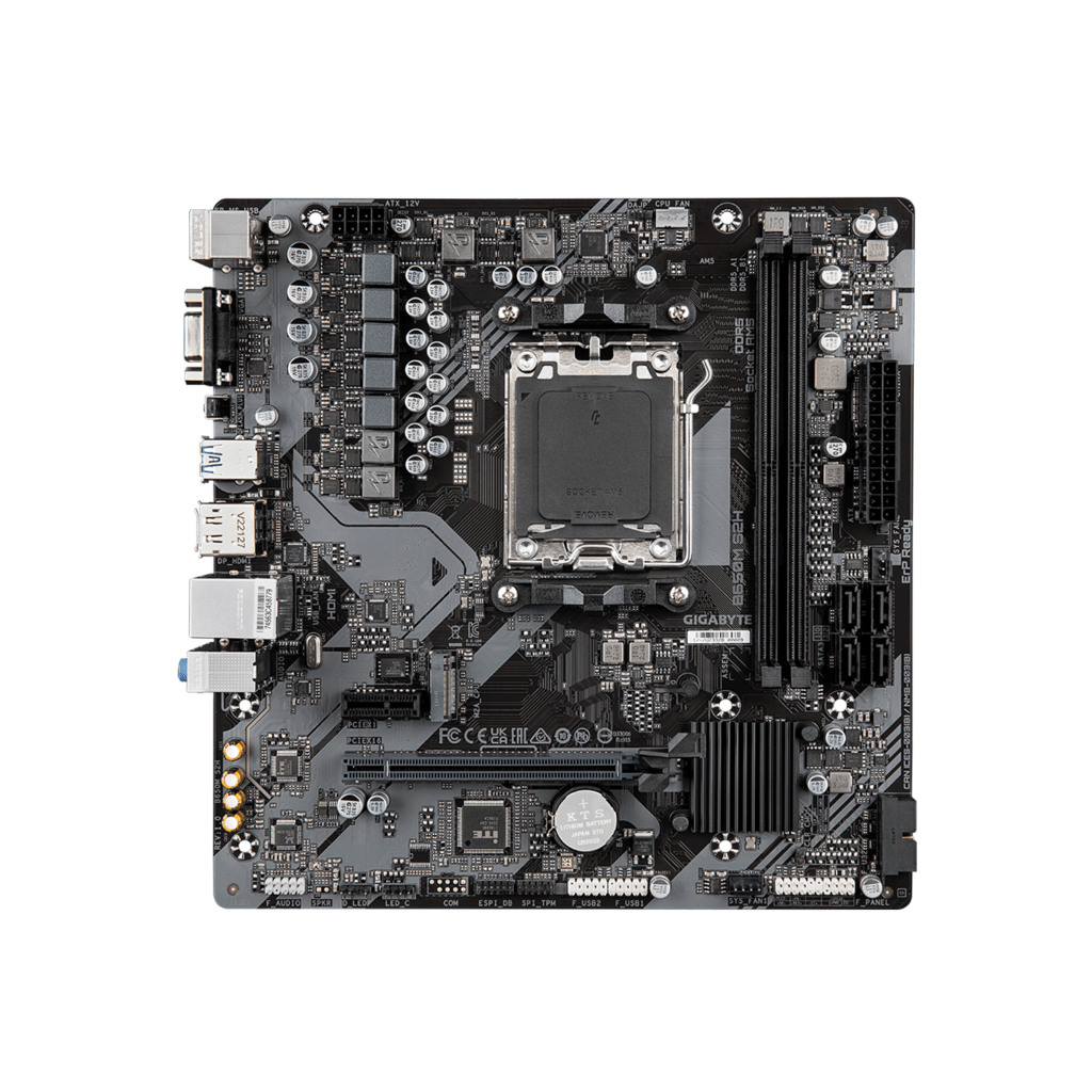 Gigabyte MB B650M S2HG10AM5; 2xDDR5; 1xM.2, 4xSATA;12xUSB; 2xDP, 1xHDMI; mATX;