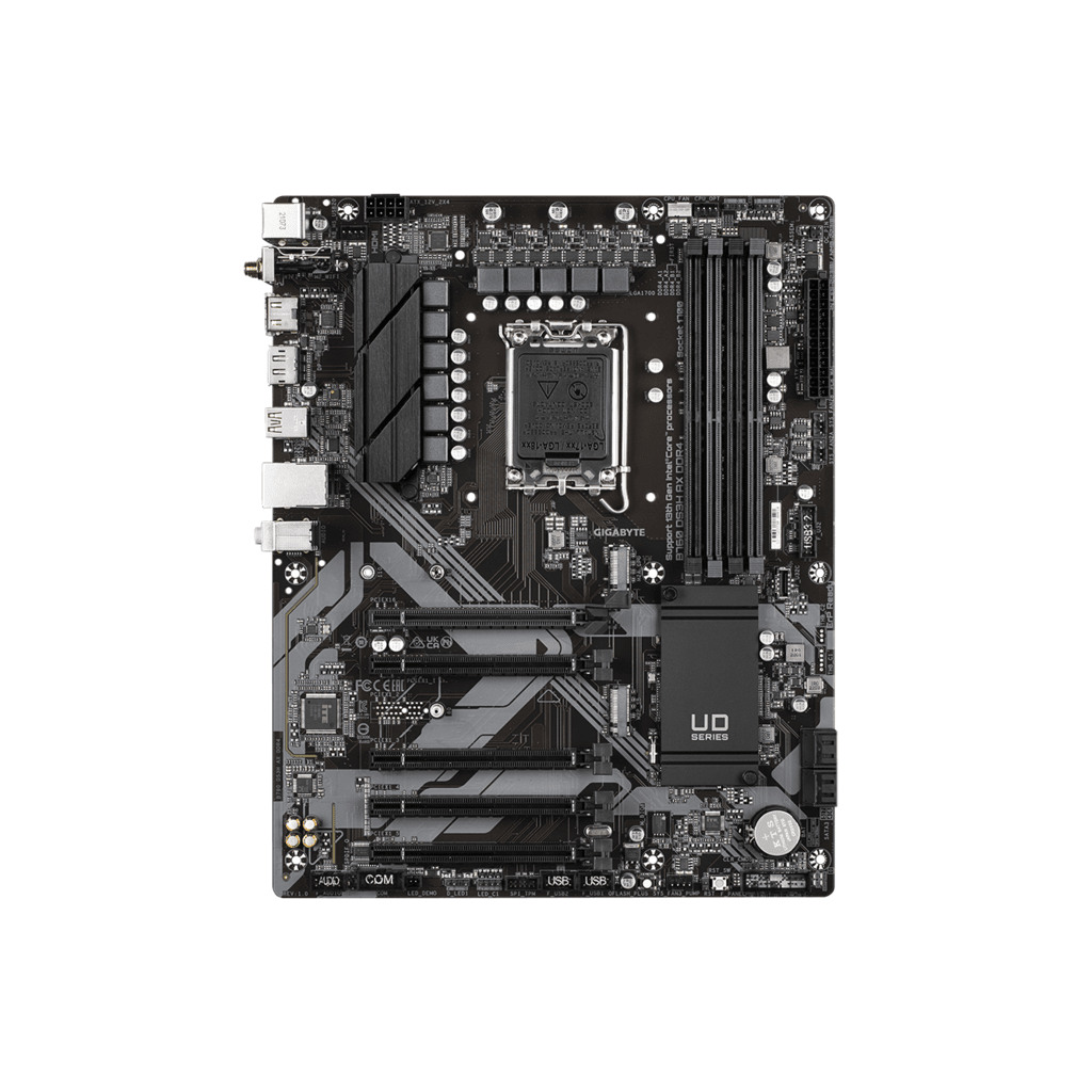 Gigabyte MB B760 DS3H AX DDR4LGA1700; 4xDDR4; 2xM.2, 4xSATA6xUSB; HDMI, DP; WIFI; ATX