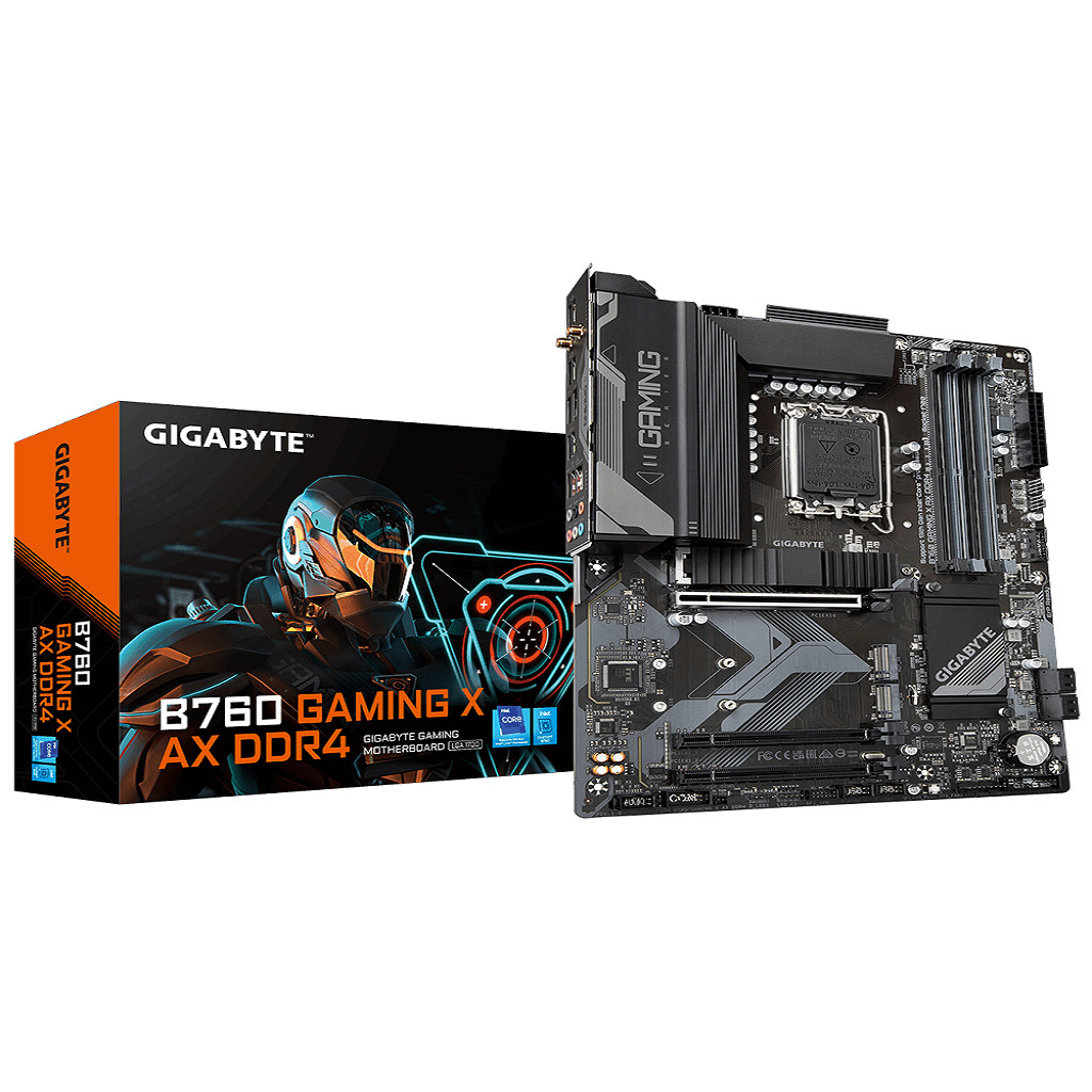 Gigabyte MB B760 GAM X AX DDR4LGA1700; 4xDDR4; 3xM.2, 4xSATA8xUSB; DP, HDMI; WIFI; ATX;