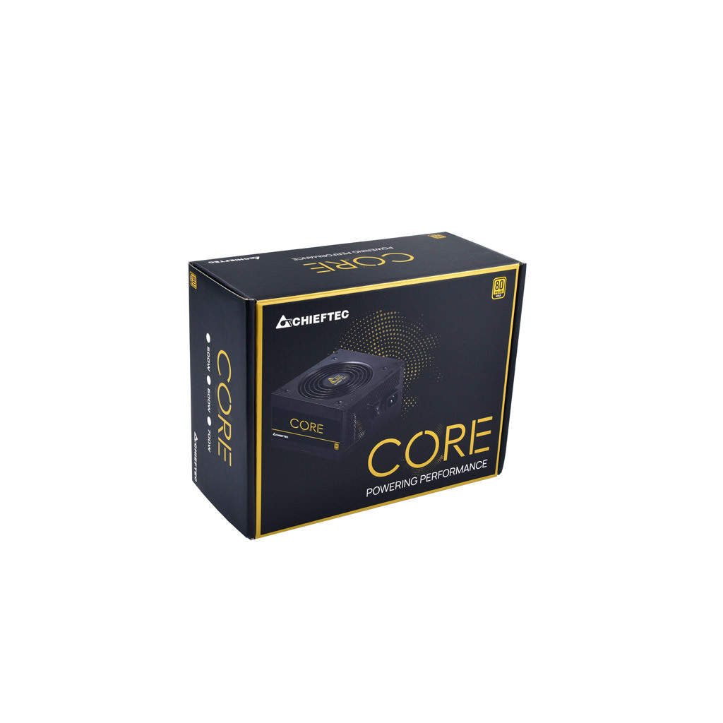 Chieftec PSU 700W BBS-700SCore seria,14cm fan,Active PFC,80+ Gold,4xPCIe,6xSATA