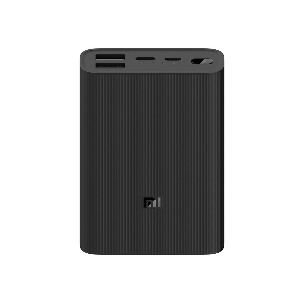 Mi powerbank 3,10000mAh,Ultra compact,2 x USB-A, 1 x USB-C, 1 x Micro USB