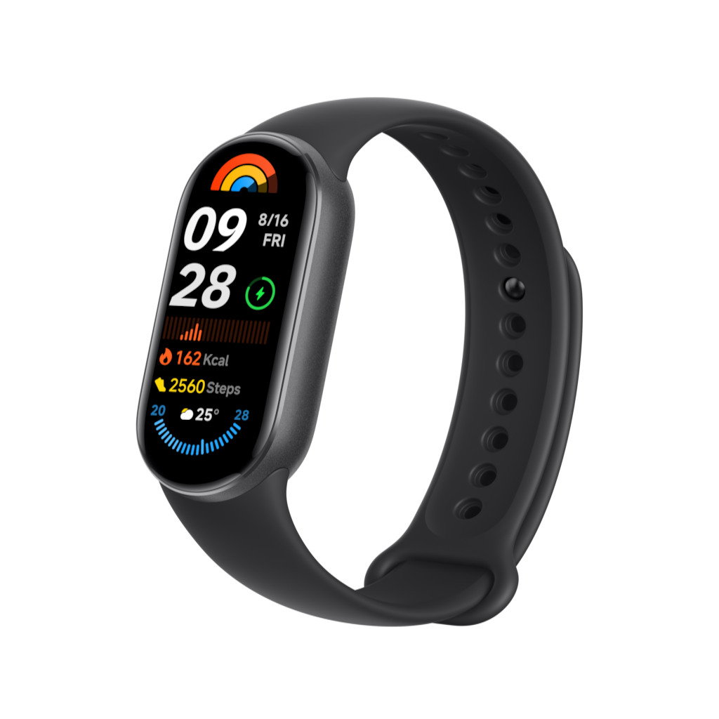 Xiaomi Smart Band 9, crna 1.62" displej, 60Hz, 3-axis accelerometer