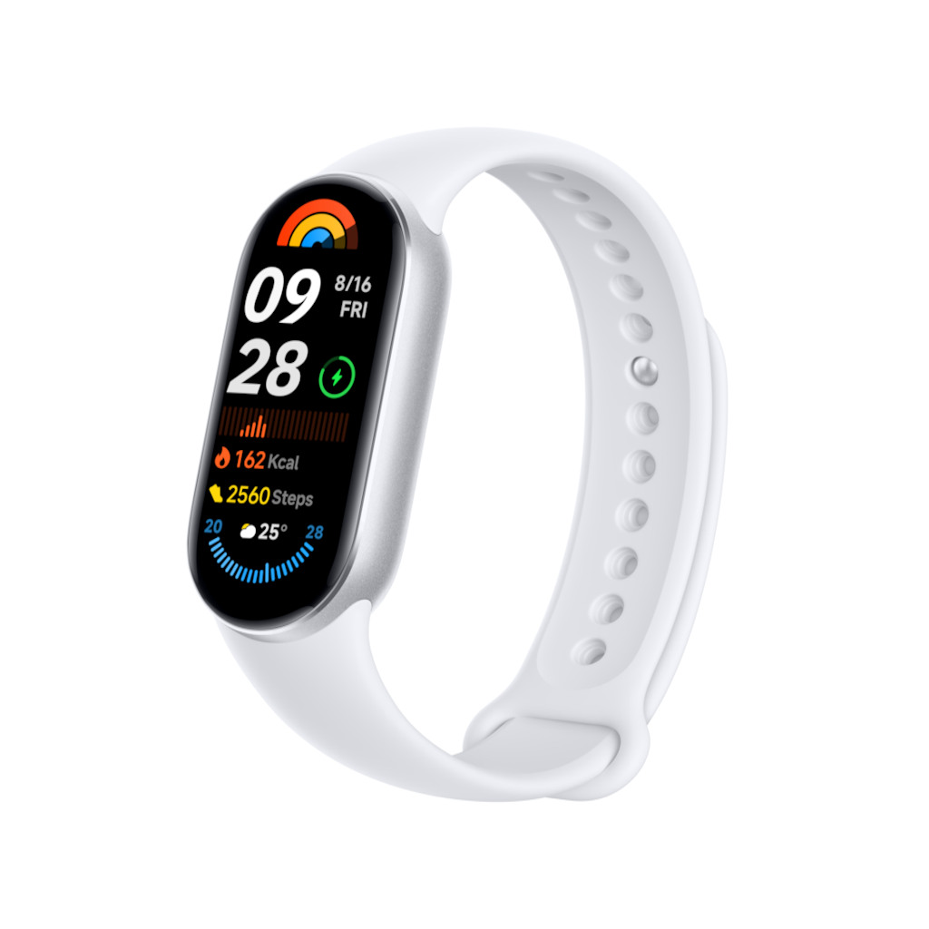 Xiaomi Smart Band 9, srebrena 1.62" displej, 60Hz, 3-axis accelerometer - Image 2