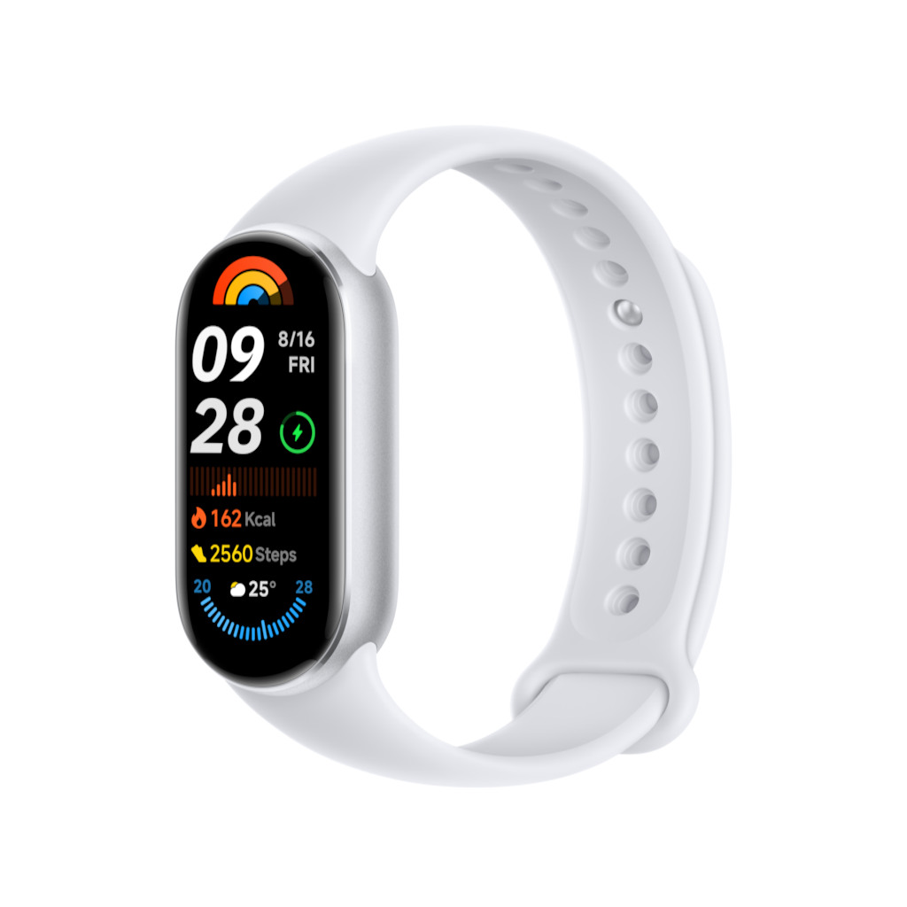 Xiaomi Smart Band 9, srebrena 1.62" displej, 60Hz, 3-axis accelerometer - Image 3