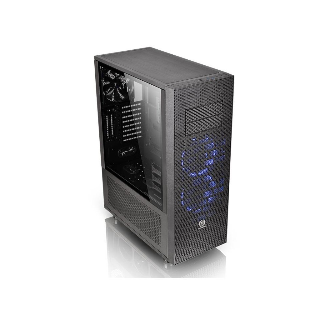 Thermaltake Core X71 TG Full tower, tempered glass, 2x Riing fans, 1x GPU support bracket