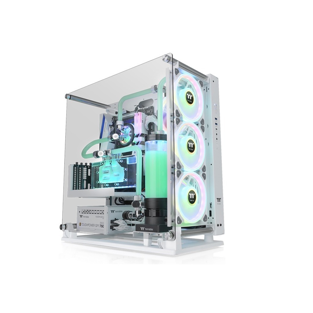 Thermaltake Core P3 Pro Snow Mid tower, SPCC, Tempered glass, White