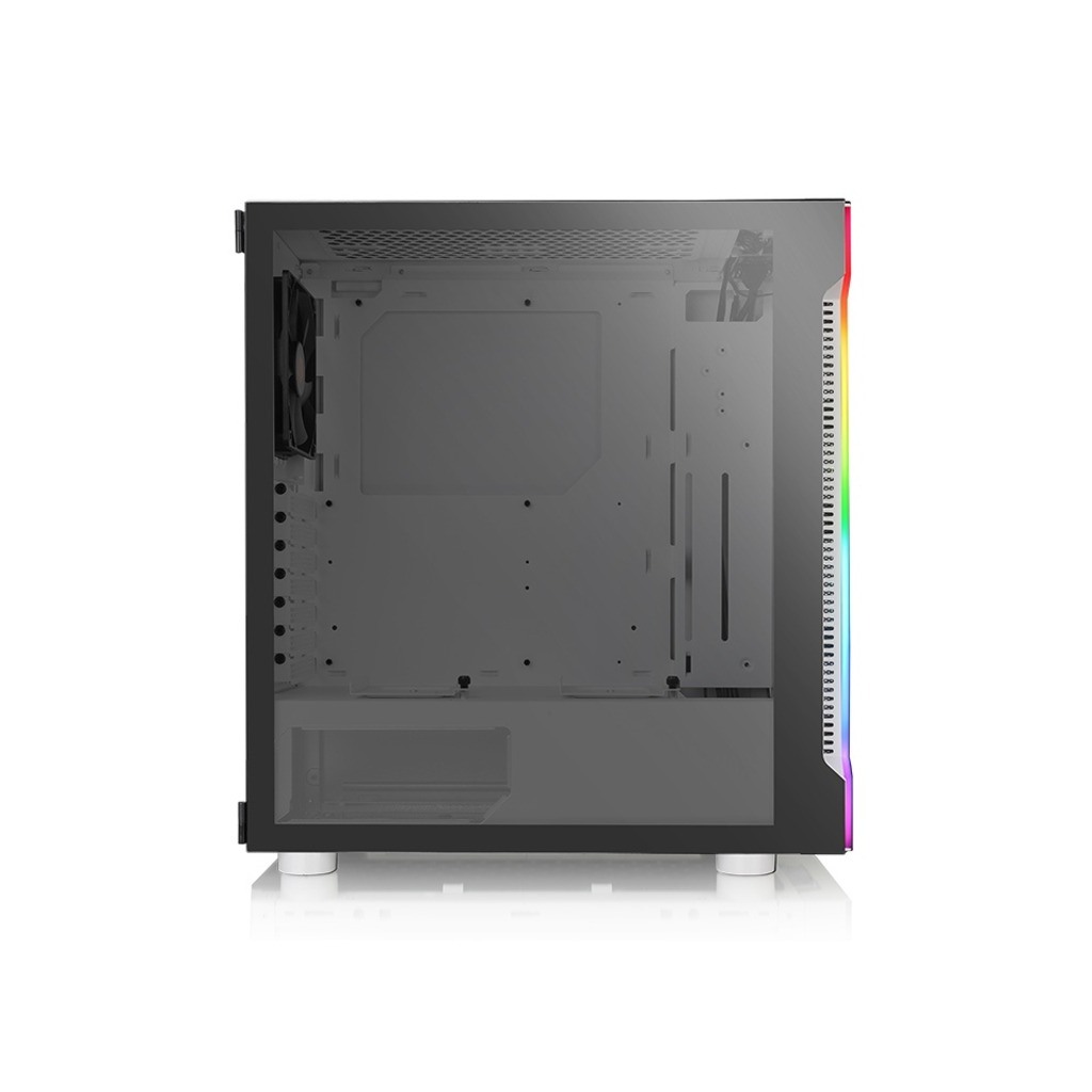 Thermaltake H200 TG Snow RGB Mid tower, tempered glass, 1x 120mm standard fan