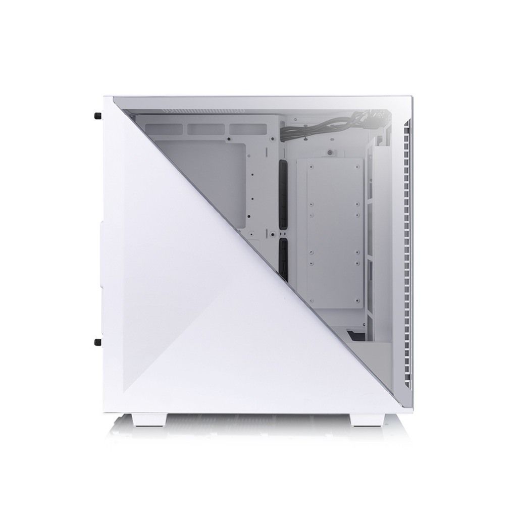 Thermaltake Divider 300 Snow Mid tower, tempered glass, 1x 120mm Turbo fan - Image 3