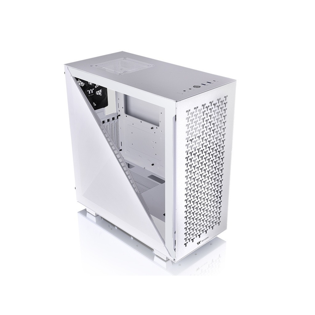 Thermaltake Divider 300 Snow Mid tower, tempered glass, 2x 120mm Standard fan, bijela boja