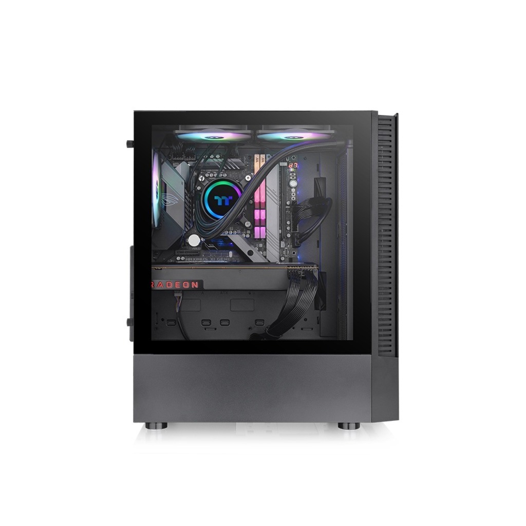 Thermaltake View 200 TG ARGB Mid tower, Tempered glass, 3x 120mm ARGB Lite fan